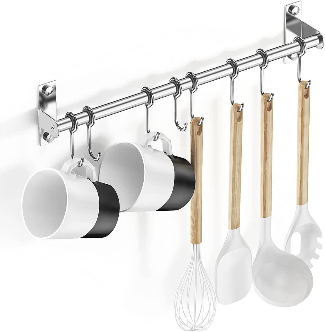 Ganchos para utensilios cocina - Ideas y Trucos para Organizar la Cocina de tu Autocaravana Ganchos para utensilios cocina