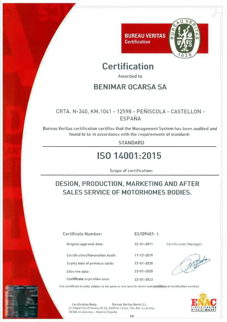certificados iso - Calidad