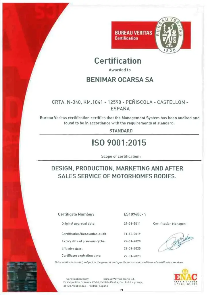 certificados iso 9001 - Calidad